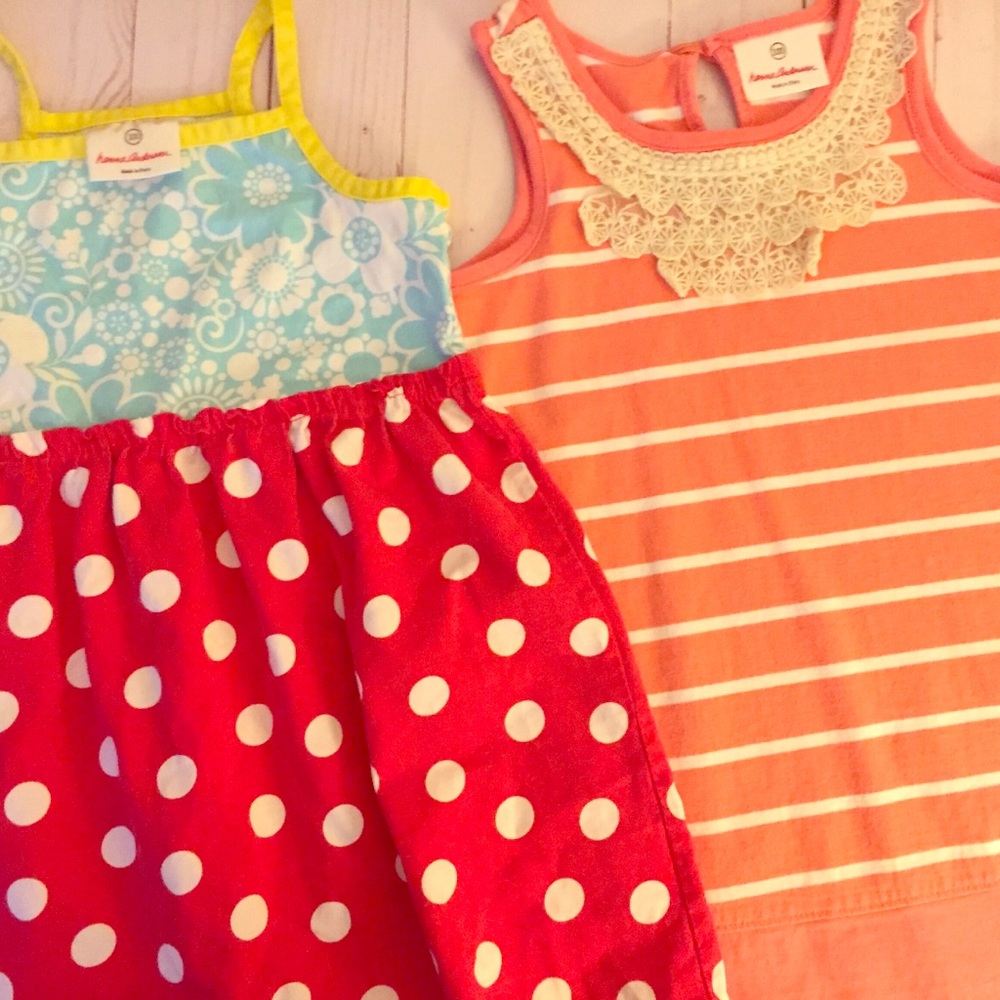 Lot 2 Hanna Andersson summer dresses